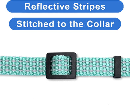 Reflective Cat Collar with Safety Buckle and Removable Bell Cat Collar Kitten Collar Cat Collar