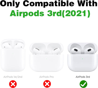 Case for Airpods 3 3Rd Generation Cute Soft Silicone 3D Funny Fun for Air Pod 3 (2021) Cover Unique Fashion Food Design Skin Cartoon Ring Kits Cases for Kids Boys Girls Teen (Cup Noodle)